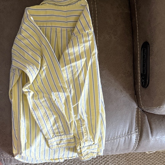Ralph Lauren Yellow Striped Boys size 5 Shirt - Picture 5 of 5